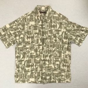 Tori Richard Short Sleeve Button Shirt Sz L